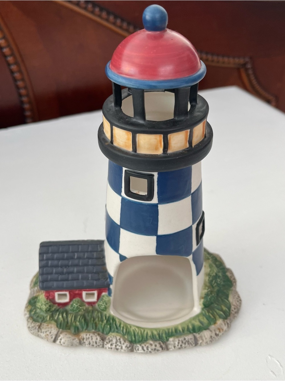 Yankee Candle 7 1/2" Light House Tea Light Candle Holder